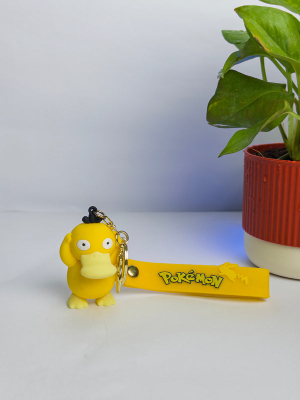 Psyduck 3D keychain, Pokemon bag charm