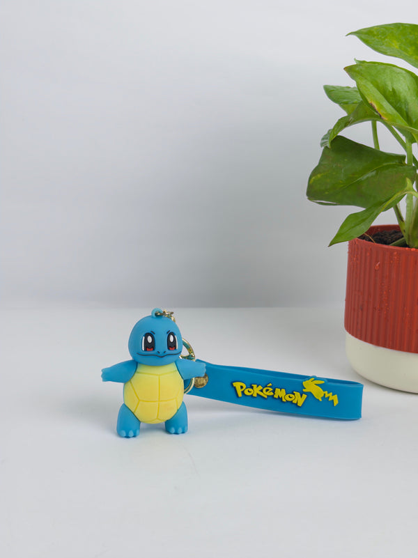 Squirtle 3D keychain, Pokemon bag charm